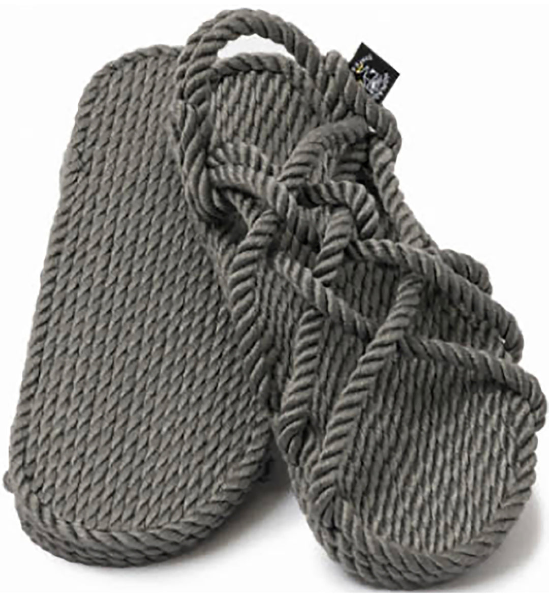 Topia Dark Gray Rope Sandals Utopian Rope Sandals – East Wind Crafts main image 4